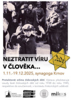 Výstava - "Neztratit víru v člověka" - do 19.12.2025